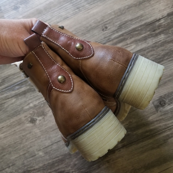 Spring Step Micah Heeled Faux Fur Ankle Boots - Picture 5 of 9